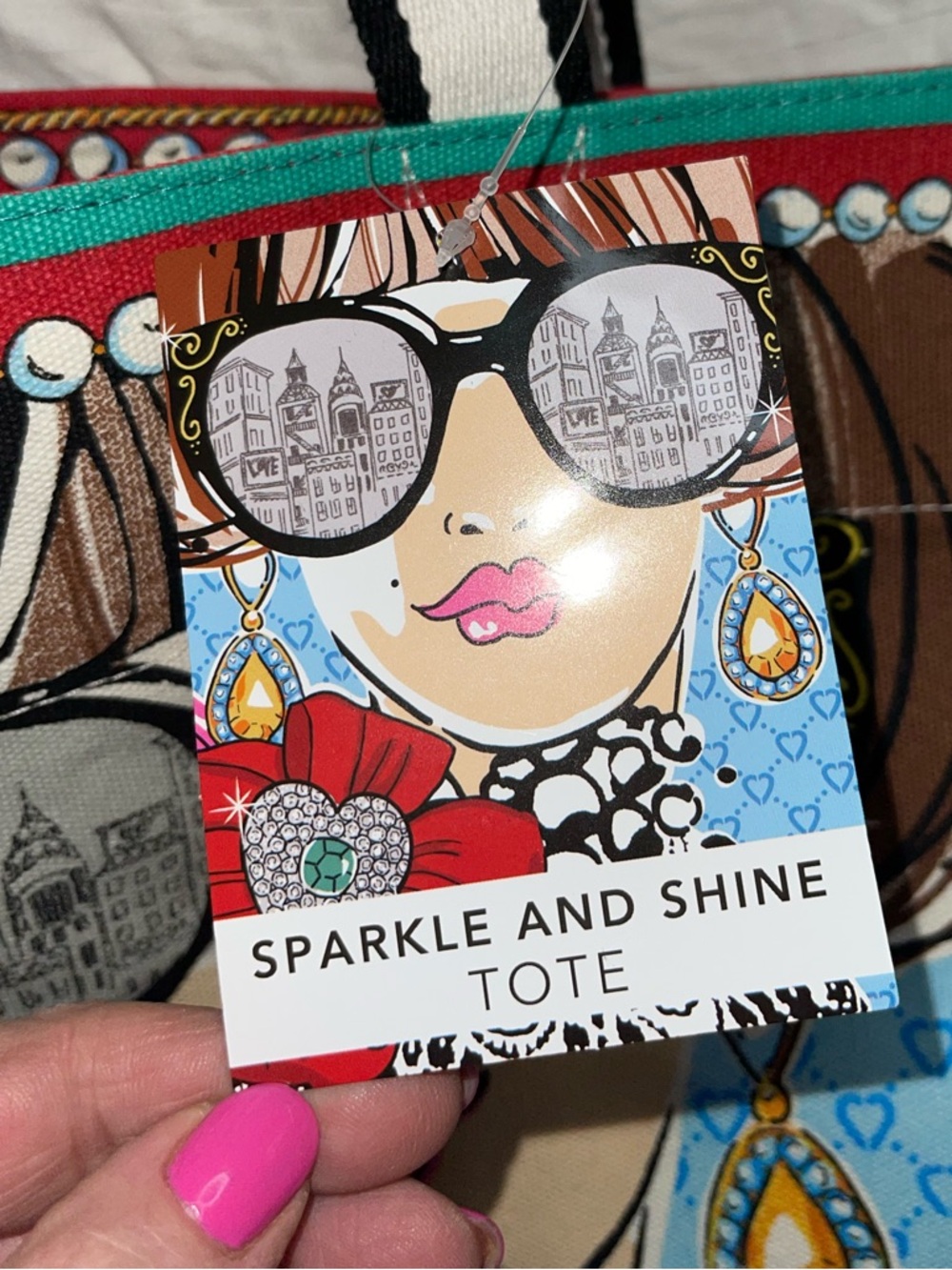 Brighton Sparkle and Shine Tote Bag NWT - Picture 3 of 7